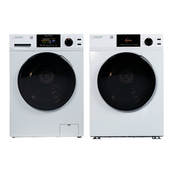 Equator DELUXE LAUNDRY SET Digital Washer 1.9cf 110V  Vented Dryer 4cf 110V