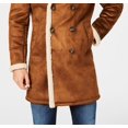 thumbnail image 3 of GUESS Mens Faux Shearling Coat, Brown, Small, 3 of 3