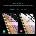 thumbnail image 4 of Screen Protector w 6ft USB Cable for iPhone XR - Anti-Glare Tempered Glass Matte 3D, Charger Cord Power Wire Braided, 4 of 11