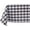 Black and White, variant on Yourtablecloth Checkered Vinyl Tablecloth with Flannel Backing for Restaurants, Picnics, Bistros, Indoor and Outdoor Dining Black and White, 52X70 Rectangle/Oblong