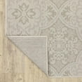 thumbnail image 6 of 3' X 5' Ivory Floral Stain Resistant Indoor Outdoor Area Rug, 6 of 10