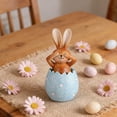 thumbnail image 5 of Easter Bunny And Egg Figurine Desktop For Tabletop Display, 5 of 5