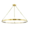 thumbnail image 4 of 7142-AGB-Hudson Valley Lighting-Rosendale - 42 Inch 6W 1 LED Medium Chandelier-Aged Brass Finish, 4 of 7