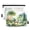 Beautiful Deer in Forest, variant on Beautiful Deer in Forest 2 Pack Pencil Pouch for 3 Ring Binder Smooth Zipper Folders with Pockets Clear Window Pencil Case