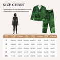 thumbnail image 4 of Sikiie Natural Green Leaves Pajamas for Women Set, Womens Pajama Sets, Lounge Sets for Women, 2pjs for Women-Large, 4 of 7