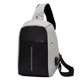 thumbnail image 2 of XWSHYW Contenedores de Almacenamiento Mochila de Viaje de Ocio para Hombres y Mujeres Puerto de Carga Usb, Bolso Bandolera para Hombro y El Pecho, 2 of 6