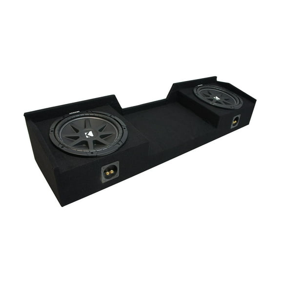 99-06 Chevy Silverado Ext Cab Truck Kicker Comp C10 Dual 10" Sub Box Final 2 Ohm