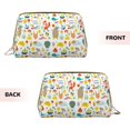 thumbnail image 3 of Gaeub Summer Animal Printed Travel Cosmetic Bag,Makeup Bag, Large Capacity Toiletry Bag for Women, Portable Pouch Make Up Organizer with Zipper and Divider, 3 of 8