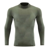 MUXiin Youth Boys Compression Shirt, Long Sleeve Kids Athletic Undershirt Quick Dry Base Layers for Baseball Football Sports