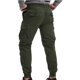 thumbnail image 3 of Pantalones largos para hombre, de algodón y lino, con cintura elástica, transpirables, cómodos y suaves, para playa, informales., 3 of 3