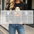 thumbnail image 5 of Byworldtasic Halloween Spooky Season Shirt for Women Cute Ghost Long-Sleeve Pullover Tops Lightweight Sweatshirt, 5 of 8