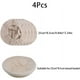 thumbnail image 2 of 4 Piezas de Inserciones Redondas de Lino para Cestas de Fermentación de Pan, 24 x 9 cm, Cesta Redonda para Prueba de Pan, Forro de Tela, Cesta para Prueba de Banneton para Pan, Forro de Tela para, 2 of 6