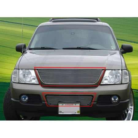 Ford Explorer Roll - Fedar Billet Grille Combo For 2002-2005 Ford Explorer
