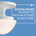 thumbnail image 5 of 47811CI Hinkley Lighting Knox - 12W 1 LED Extra Small Semi-Flush Mount-8.75 Inch Tall and 8 Inch Wide-Chalk White Finish, 5 of 7