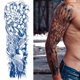 thumbnail image 1 of Tatuajes De Tinta De Jugo Etiqueta engomada del tatuaje del brazo Etiqueta engomada del tatuaje del cuerpo fantástico Koi Crane para el maquillaje de las muchachas de los muchachos Tmvgtek Libre de BPA, 1 of 3