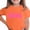 Orange, variant on Graphic T-Shirt Girls Orange Mama Short Sleeve Soft Polyester Spandex Varsity Style Casual Crewneck Top for Kids 4-12,Size 7-8T