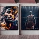 thumbnail image 2 of Carteles de estrellas de baloncesto, pintura sin marco de Kobe y James, decoraciones de pared de fondo para sala de estar, decoración del hogar, regalo de recuerdo, 2 of 3