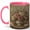 Pink, variant on Vintage Rose Bouquet 11oz Ceramic Mug, Cottage Floral Art