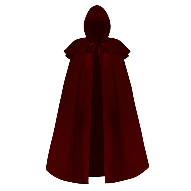 QHFBli Manteau Trench pour Hommes Coupe Régulière à Thème Cape Longue à Capuche pour Hommes pour Fêtes et