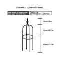 thumbnail image 2 of 1 Pcs Garden Obelisk Trellis Tower Support Gardening Climbing Frame For Vegetables Vines Rose, 2 of 4