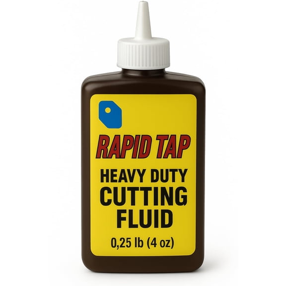 Rapid Tap Heavy Duty Cutting Fluid, 4 oz Metalworking Lubricant for Drilling, Tapping, and Machining Steel, Improves Tool Life and Cutting Performance 04ZNRT