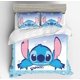 thumbnail image 3 of Disney-Juego de funda de edredón con patrón 3D de Lilo & Stitch, funda de almohada, juego de cama individual, doble, doble, completa, tamaño Queen y King, decoración de dormitorio, 3 of 4