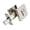 steel color, variant on Zincs Alloy Front Door Lock Set Keyed Entry Door Knob with Lock Noise Reduction For Home Offices Apartment