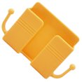 thumbnail image 1 of HINTRMENT 1Pcs Wall Mount Organizer Yellow Plastic Rectangular For Smooth Surface Non-Drilling Solutions, 1 of 8