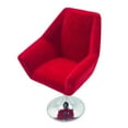 thumbnail image 2 of 1/12 silla sillón muebles de sala de estar en miniatura rojo Sunnimix sillas de casa de muñecas, 2 of 8