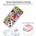 thumbnail image 4 of Pop Art Stickers Case Compatible with iPhone 13,Aesthetic Art Design TPU Full Cover Shock-proof Case, 4 of 6