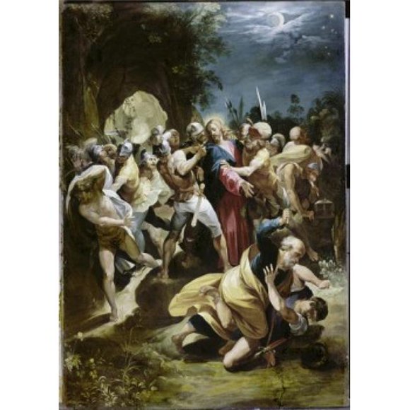 Posterazzi SAL900103725 Capture de Christ Giuseppe Cesari Arpino 1568-1640 Affiche Italienne Imprimée - 18 x 24 Po.