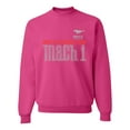 thumbnail image 2 of Wild Bobby, Ford Mustang 50 Years Logo Mach 1 Classic Emblem, Cars and Trucks, Unisex Crewneck Graphic Sweatshirt, Fuschia, 3X-Large, 2 of 4