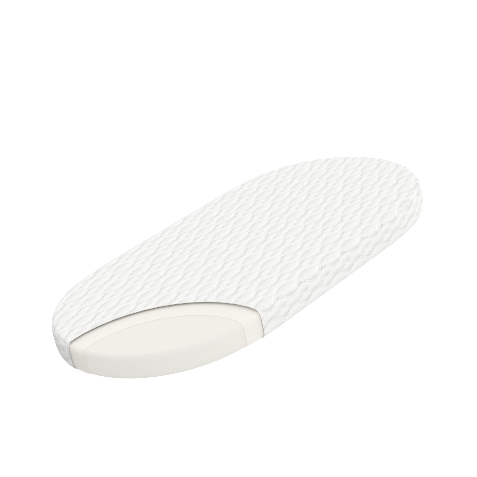 Wellzee Bassinet Mattress Pad, 30" x 15" Replacement Insert Fits Standard Cradle & Crib, Supportive & Breathable