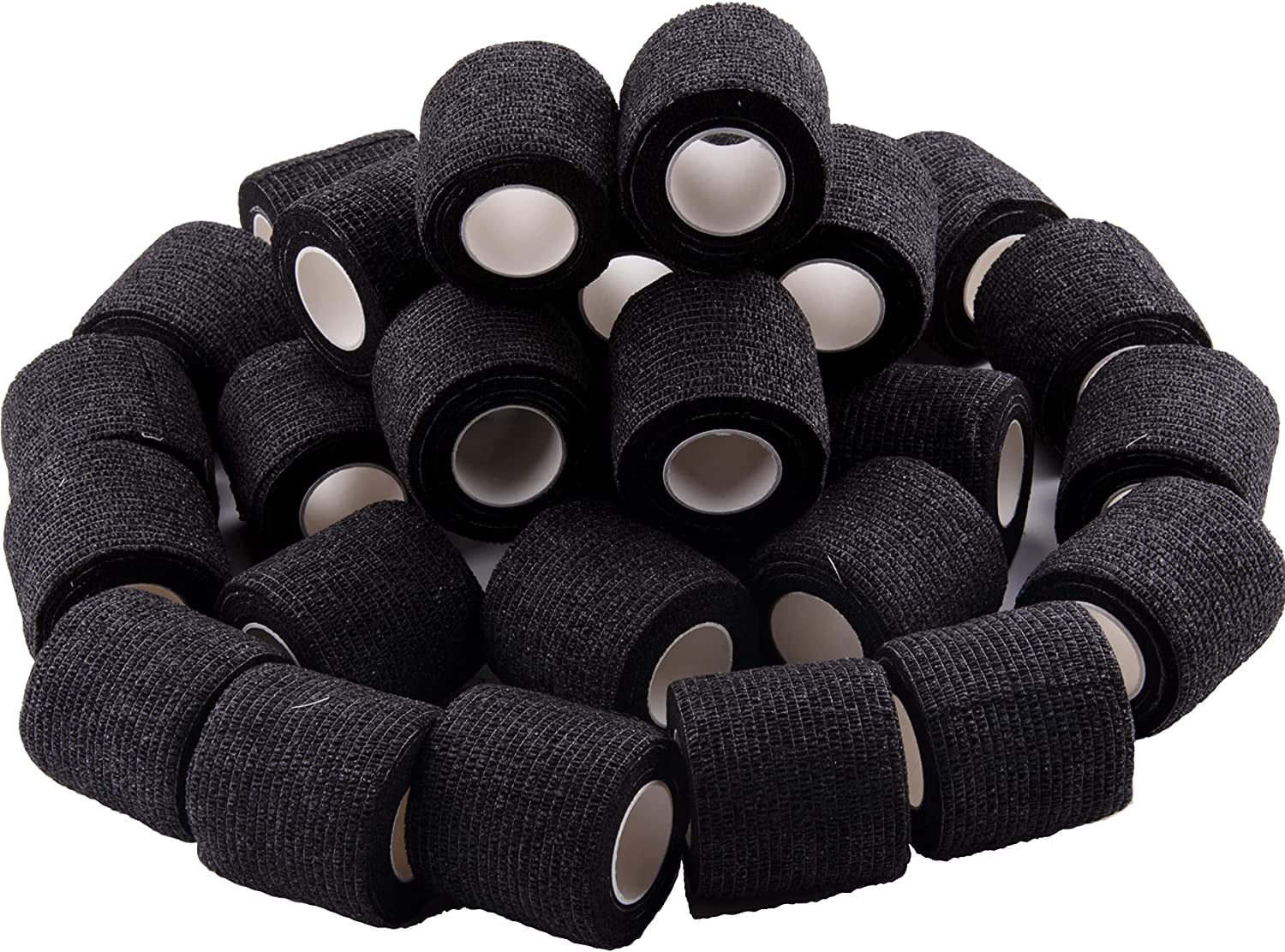 40 Rolls Self Adherent Wrap 2 Inch Self Adhesive Bandages Wrap Tape Stretch Bandage Self Stick Bandage Wraps for Wrist Ankle Swelling Sprains(20 Colors)