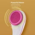 thumbnail image 4 of TiokMc Electric Body Bath Brush for Shower with USB Rechargeable Long Handle, 5-in-1 Body Exfoliation and Massage Deep Cleansing Set, Pink, 4 of 8