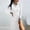 F-612White, variant on ZHOGXU Women's Dress Long Sleeve Round Neck Solid Color Side Split Fashion Comfortable Elegant Dresses For Casual Daily Wear,Blue,Xxl