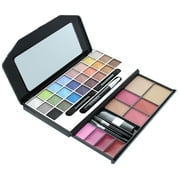 BRETA 34 Runway Colors Complete Makeover Kit With Brushes Eye Pencil And Mirror 2.4 oz BR