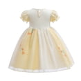 thumbnail image 6 of QEFJNO 1-6Y Princess Tulle Dress for Girls Birthday Gift Christmas Halloween Party Dress, 6 of 11