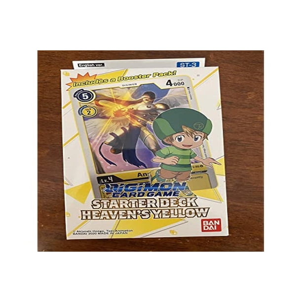 Juego de cartas coleccionables Bandai Digimon Starter Deck Heaven's Yellow