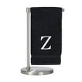 thumbnail image 1 of Monogrammed Bath Towel, Personalized Gift, Set of 2- White Block Letter Embroidered Towel - Extra Absorbent 100% Turkish Cotton - Soft Terry Finish - Initial Z Black, 1 of 1