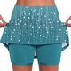thumbnail image 1 of Pantalones Cortos de Cintura Alta para Mujeres Que Imprimen Ligeros Joggers Delgados con Bolsillos para el Uso Diario Casual de Verano, 1 of 5