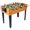 Brown 56, variant on 5-in-1 Multi-Game Table for Kids and Adults - Billiards, Push Hockey, Foosball, Ping Pong, Basketball Black/Blue, MDF and Steel Construction, Compact 43x24x32 Inches