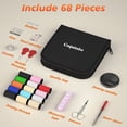 thumbnail image 2 of Sewing Kit, Coquimbo Sewing Set Premium Sewing Accessories with Carrying Case, Convenient Complete Sewing Kit for Home, Travel, Emergency Use (Black), 2 of 5