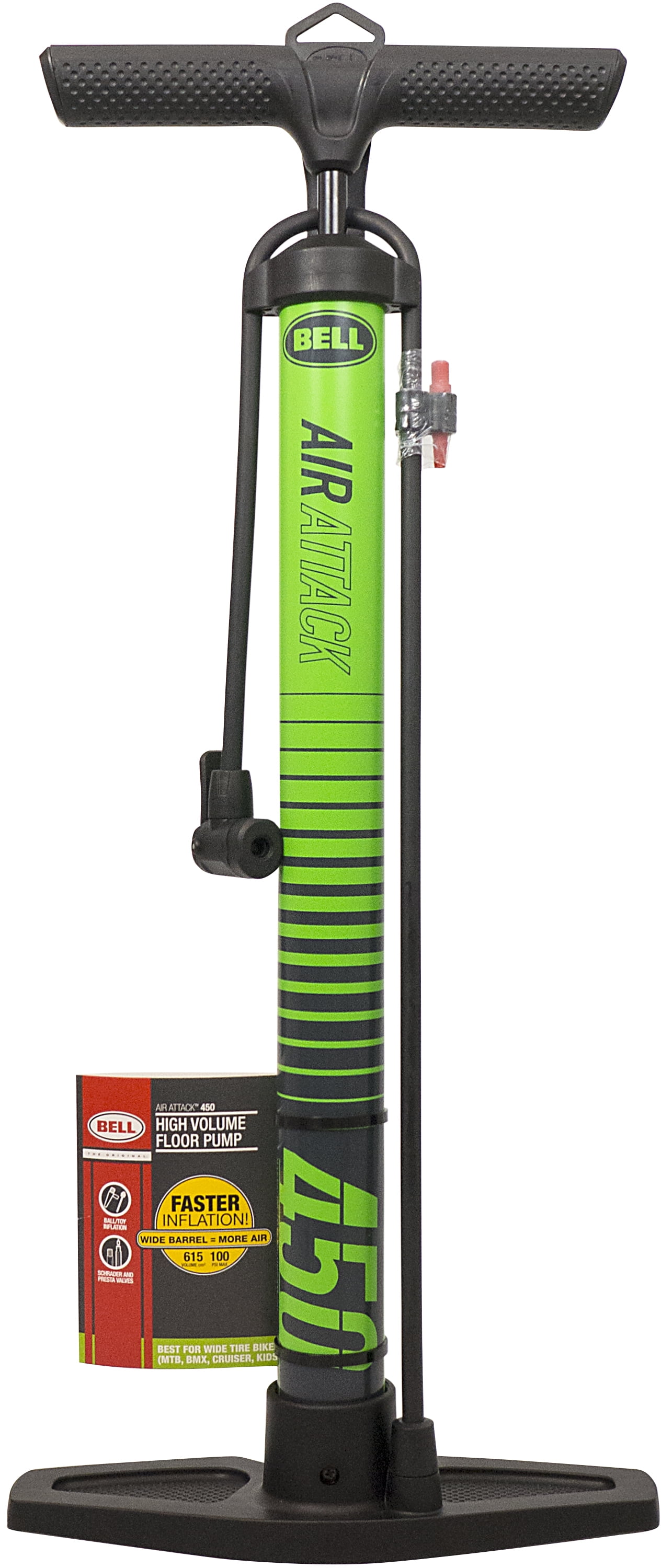 Bell air attack 650 hotsell high volume bicycle pump