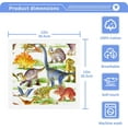 thumbnail image 3 of Dreamtimes 4 PCS Cotton Washcloths Towel Set, Highly Absorbent & Soft Baby Wash Cloths, 12"x 12" Face Hand Towels for Bathroom, Multi-Purpose Fingertip Towels (Wildlife Dinosaurs), 3 of 7