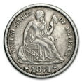 thumbnail image 1 of 1874 Liberty Seated Dime w/Arrows VF, 1 of 2