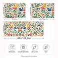 thumbnail image 2 of Yayeee Pillowcase Standard Size Set of 2 Satin Wrinkle Resistant Pillow Case, Cartoon Animals, 2 of 8