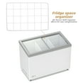 thumbnail image 4 of Separador de congelador horizontal con estante de rejilla multicapa para paletas de hielo, divisores de congelador ajustables para almacenar alimentos y bebidas, diseño ventilado para mayor frescura., 4 of 7