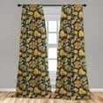 thumbnail image 5 of Ambesonne East Curtains, Medieval Exotic Garden, Pair of 28"x95", Multicolor, 5 of 5