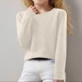 thumbnail image 2 of ZTKWD Toddler Sweaters Long Sleeve Crew Neck Soft Casual Pullover Sweaters, 2 of 4